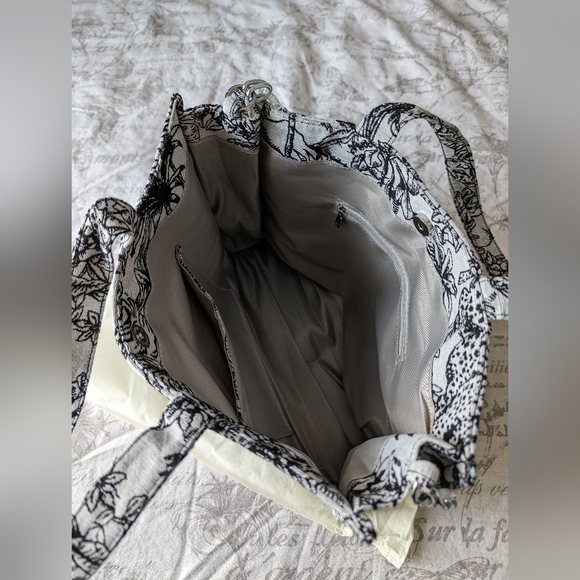 Tropical Canvas Tote - Picture 3 of 3